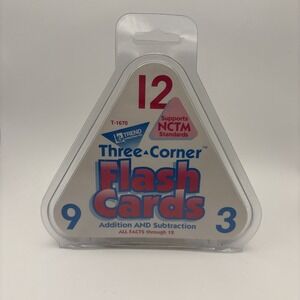 TREND Addition & Subtraction 3-Corner Flashcards  - Addition & Subtraction